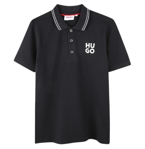 HUGO PIQUE POLO BLACK