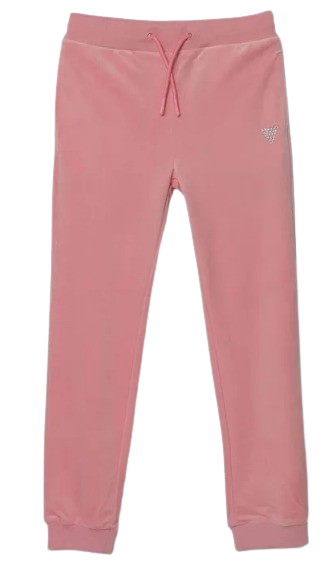 GUESS GIRL VELOUR JOGGERS PINK