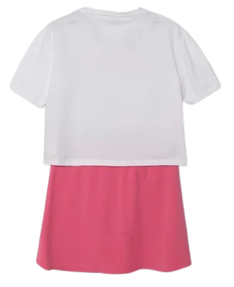 GUESS GIRL T-SHIRT AND WRAP SKIRT SET