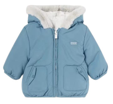 MAYORAL BABY BOY REVERSIBLE COAT BLUE