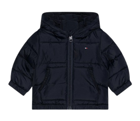 TOMMY HILFIGER BABY BOY PADDED COAT NAVY