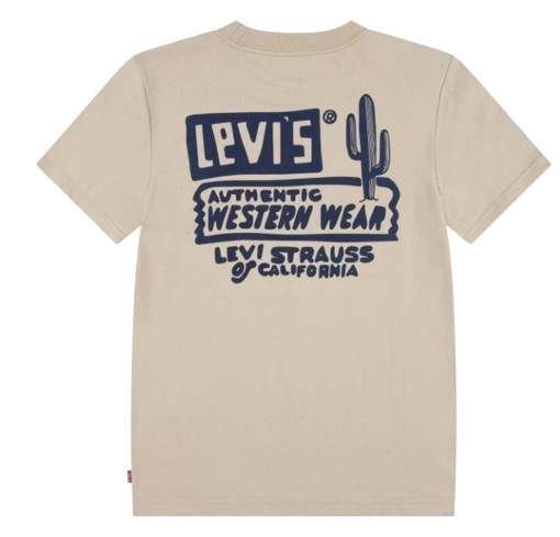 LEVI BOY WESTERN STYLE T SHIRT BEIGE