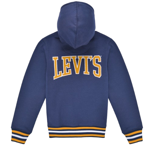 LEVIS BOY VARSITY ZIP UP  HOODIE