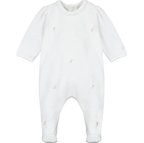 EMILE ET ROSE BABY GIRL ROSEBUD BABYGROW