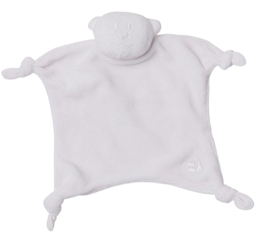 EMILE ET ROSE UNISEX BABY COMFORTER WHITE