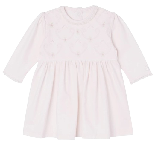 EMILE ET ROSE BABY GIRL ROSEBUD DRESS