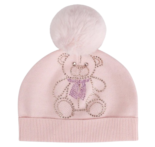 ADEE GIRL SABRINA POM POM TEDDY HAT