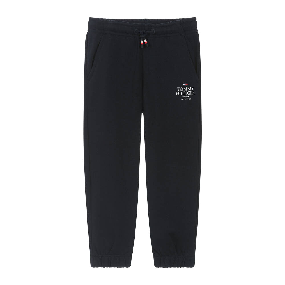 TOMMY HILFIGER BOY COTTON JOGGERS NAVY