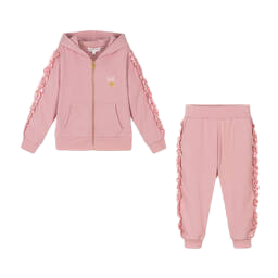 ANGEL FACE GIRL NERYS VELOUR TRACKSUIT PINK