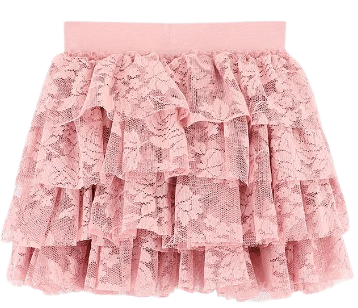 ANGEL FACE GIRL ABBI  LACE SKIRT PINK