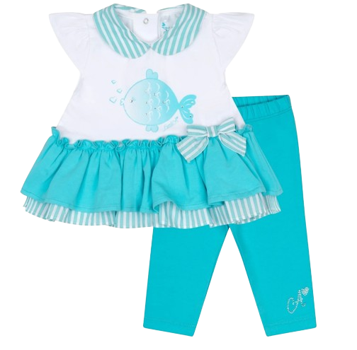 LITTLE A-DEE BABY GIRL KYLE DRESS AND LEGGING SET