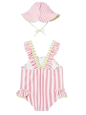 MAYORAL BABY GIRL SWIMSUIT WITH SUNHAT