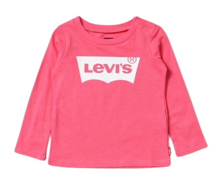 LEVI BABY GIRL CLASSIC LONG SLEVE TOP PINK