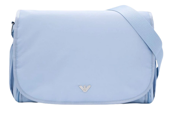 EMPORIO ARMANI BABY CHANGING BAG PALE BLUE Jellyrolls Kidswear