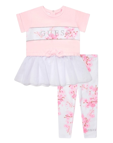 GUESS BABY GIRL TUTU TOP AND LEGGINGS SET - Jellyrolls Kidswear