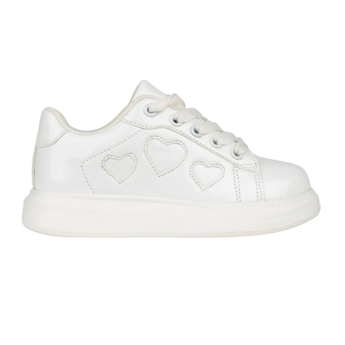 ADEE GIRL QUEENY CHUNKY TRAINER WHITE