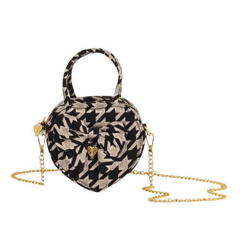 ANGEL FACE GIRL VALERIE  HOUNDSTOOTH BAG