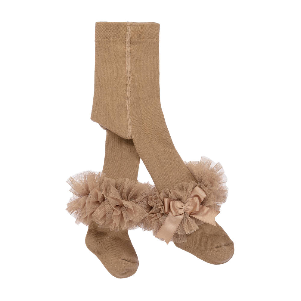 BEAU KID GIRL TUTU TIGHTS BEIGE