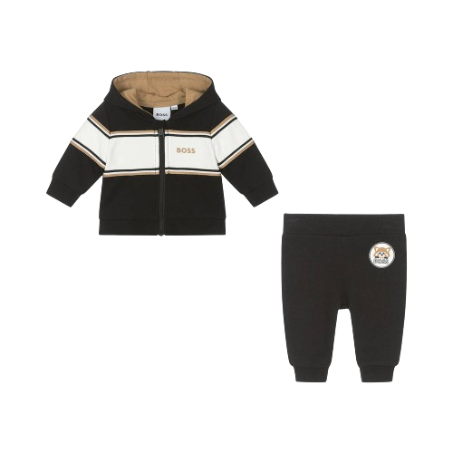 BOSS BABY BOY TRACKSUIT BLACK