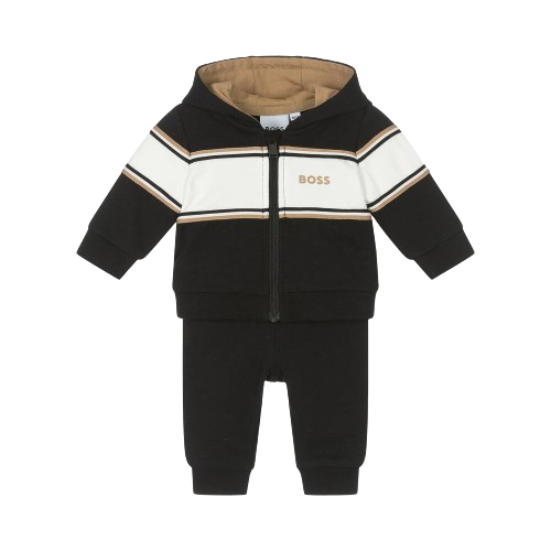 BOSS BABY BOY TRACKSUIT BLACK