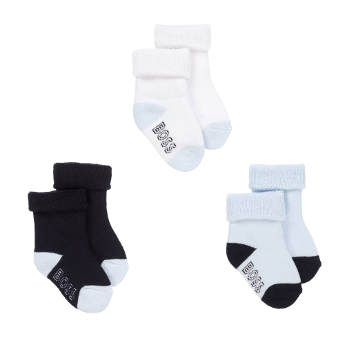 BOSS BABY BOY PACK OF THREE SOCKS