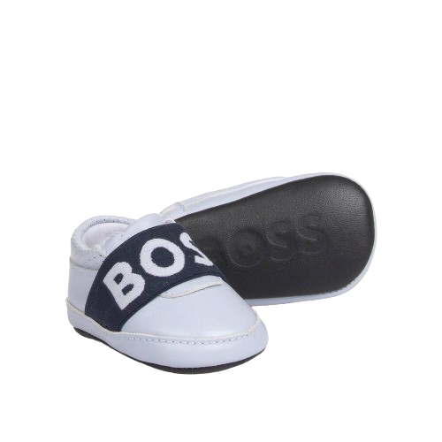 BOSS BABY BOY LEATHER BOOTIES