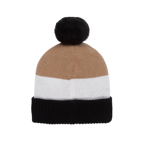 BOSS BABY BOY POM POM COLOUR BLOCK  HAT