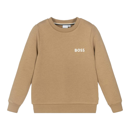 BOSS BOY ESSENTIAL COTTON SWEATSHIRT