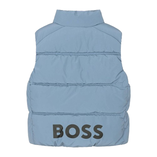 BOSS BOY PADDED GILET BLUE