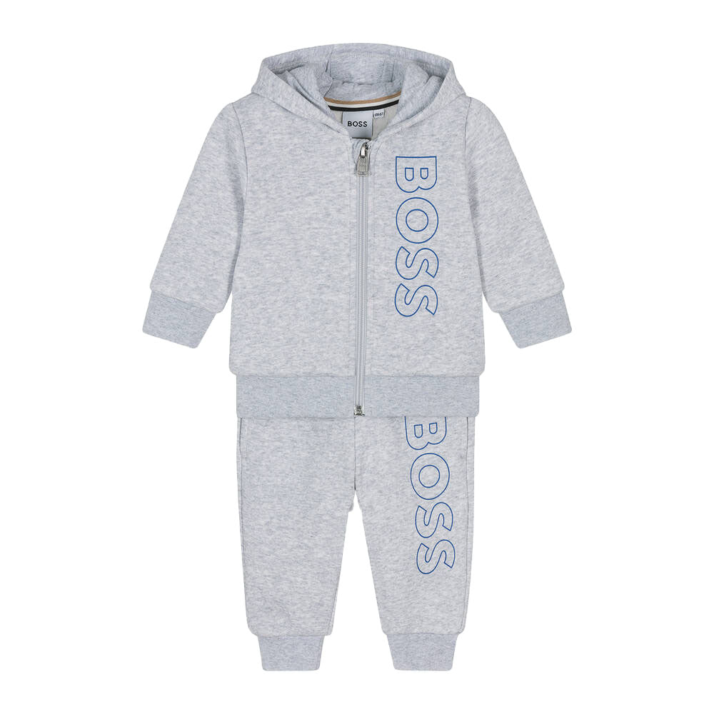 BOSS BABY BOY GREY MARL  TRACKSUIT