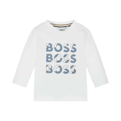 BOSS BABY BOY REPEAT LOGO LONG SLEEVED TOP