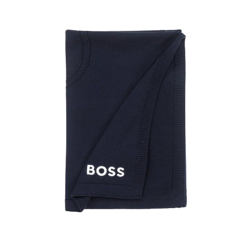 BOSS BABY BOY KNITTED BLANKET NAVY