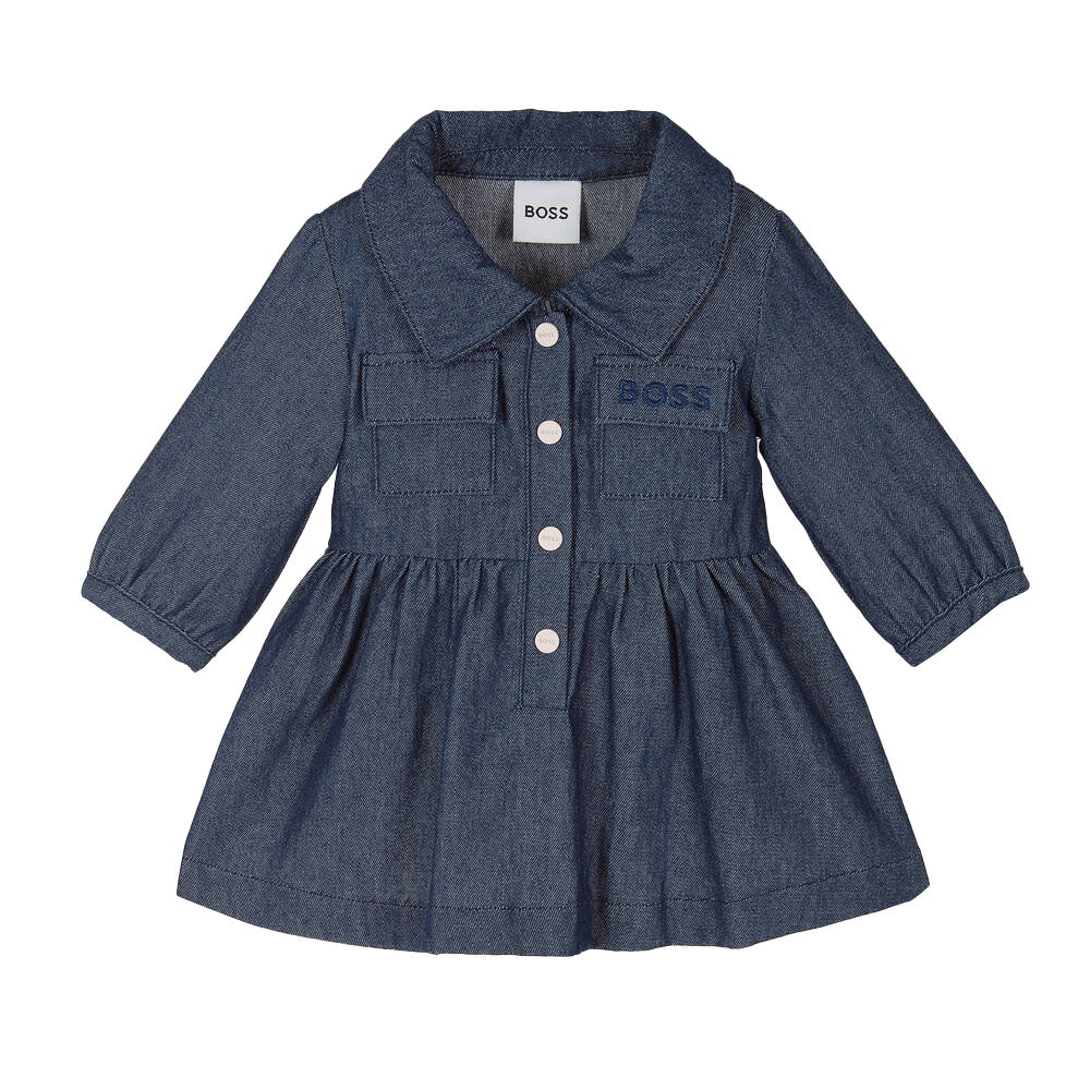 BOSS BABY GIRL DENIM DRESS