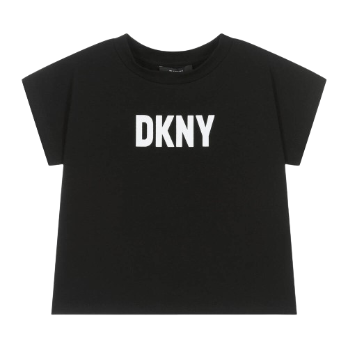 DKNY UNISEX COTTON T SHIRT BLACK