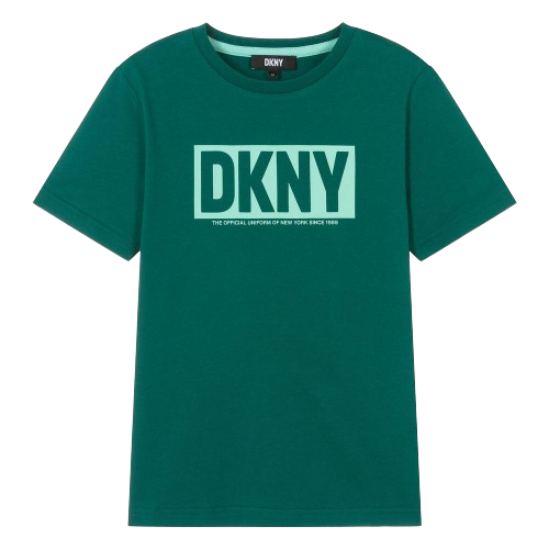 DKNY BOY SPORTY T SHIRT GREEN