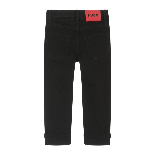 HUGO BOY DENIM SLIM FIT JEAN BLACK