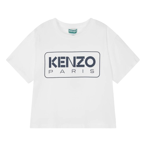 KENZO BOY KENZO PARIS T SHIRT WHITE