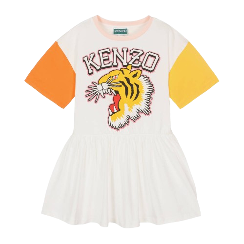 KENZO GIRL VARSITY TIGER DRESS