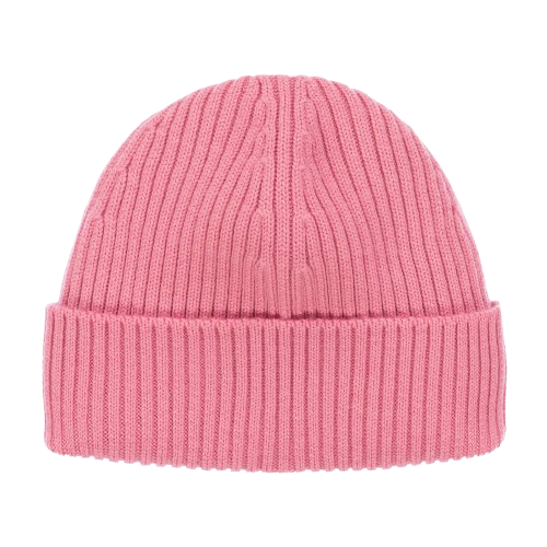 LACOSTE GIRL KNITTED BEANIE PINK