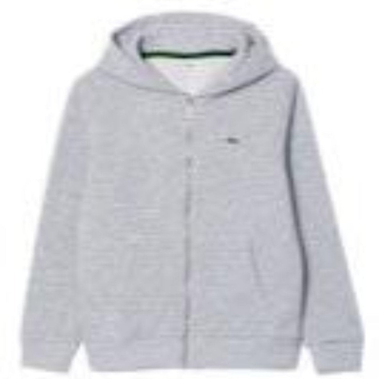 LACOSTE BOY ZIP UP HOODIE GREY