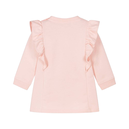 MOSCHINO BABY GIRLTEDDY  FRILL DRESS PINK