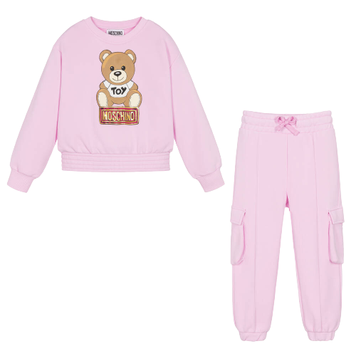 Baby girl moschino tracksuit best sale