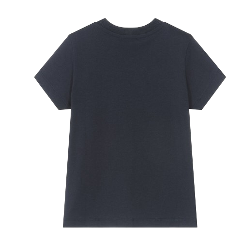 MOSCHINO BOY TEDDY T SHIRT NAVY