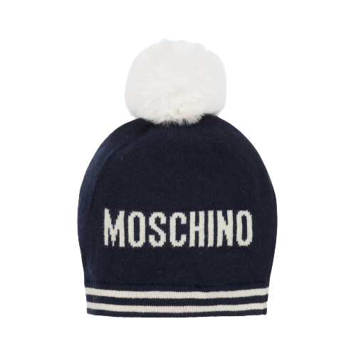 MOSCHINO BABY BOY POM POM HAT