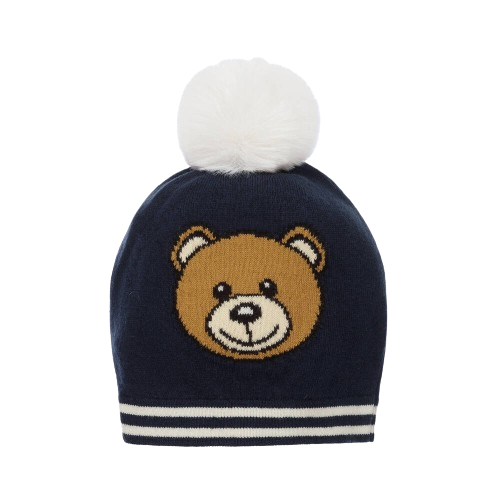 MOSCHINO BABY BOY POM POM HAT