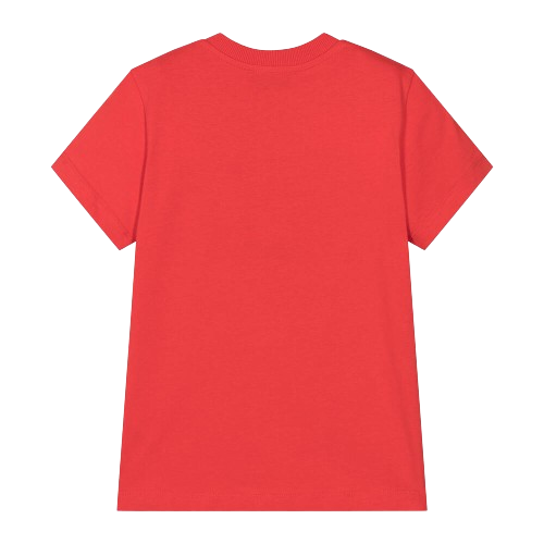 MOSCHINO BOY TEDDY T SHIRT RED