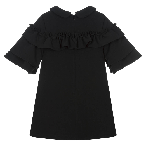 PATACHOU GIRL BOW DRESS BLACK