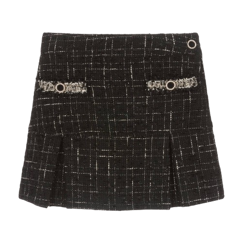 PATACHOU GIRL TWEED SKIRT