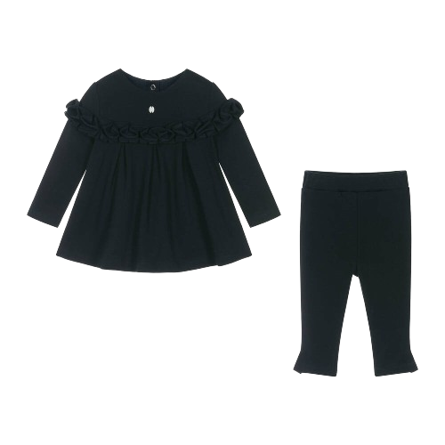 PATACHOU BABY GIRL TOP AND LEGGINGS SET