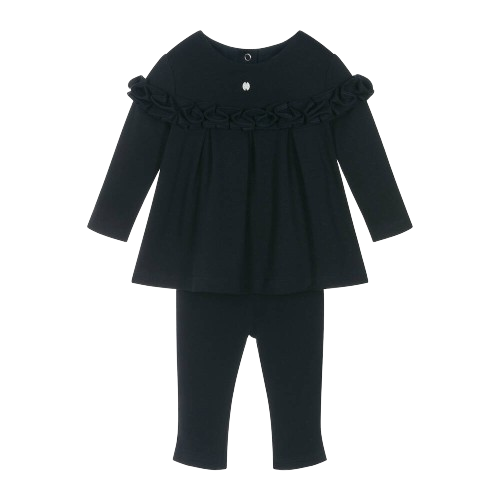 PATACHOU BABY GIRL TOP AND LEGGINGS SET